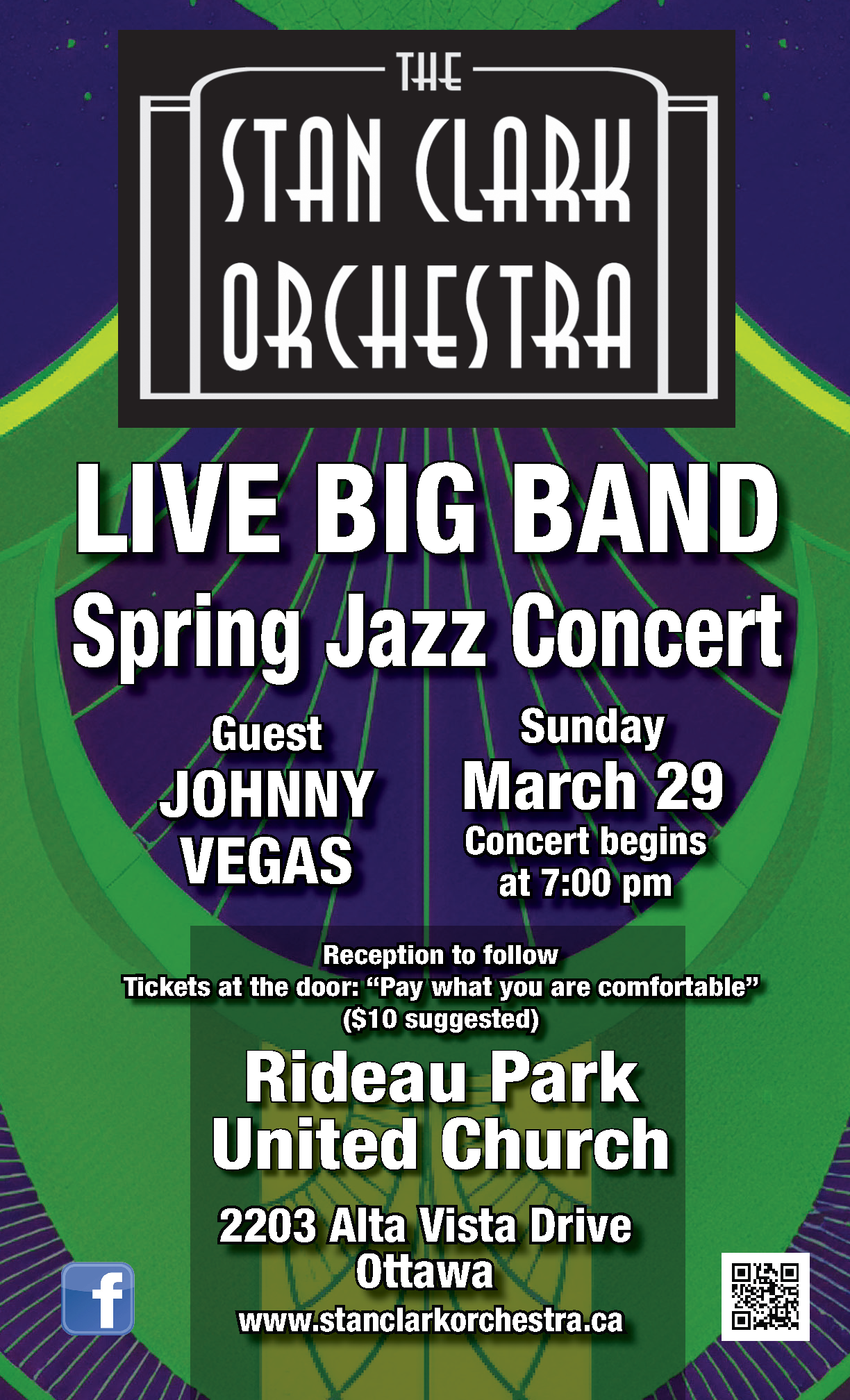 Live Big Band Spring Jazz Concert on March 29 at 7pm